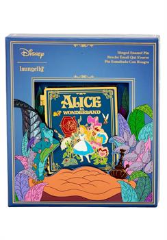 Disney Alice In Wonderland Book 3 Inch Collector Enamel Pin
