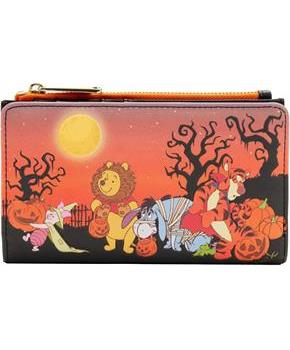 Winnie the Pooh Halloween Group Glow Flap Wallet