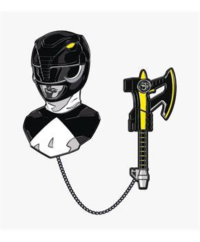 Power Rangers Luxury Enamel Icon Pin | Black Ranger