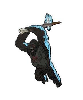 Godzilla vs Kong Supercharged Kong 3 Inch Premium Figure Pin