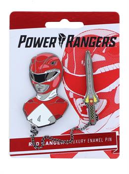 Power Rangers Luxury Enamel Icon Pin | Red Ranger