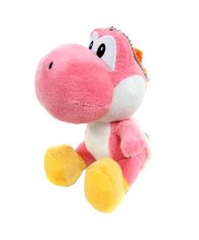 Super Mario Bros 6" Plush Pink Yoshi