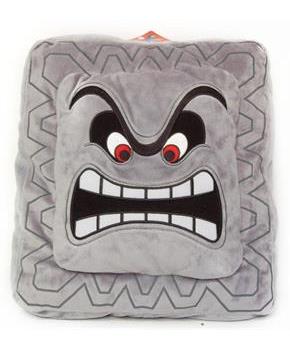 Super Mario 12" Plush Pillow Thwomp