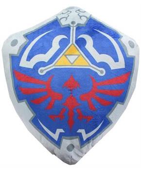 Legend of Zelda 15-Inch Hylian Shield Plush Pillow