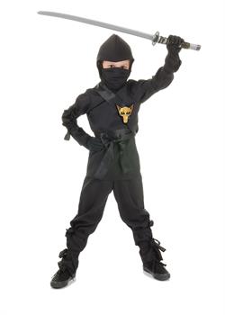Ninja, Black Child Costume