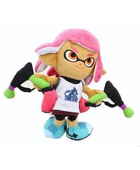 Nintendo Splatoon 9-Inch Plush - Inkling Girl Neon Pink