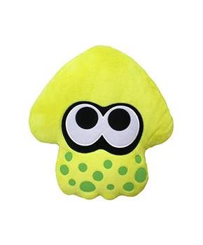 Splatoon 2 14" Plush Pillow: Squid, Neon Yellow