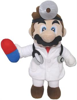Super Mario Dr. Mario World 10 Inch Plush | Doctor Mario