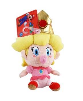 Super Mario Brothers 5" Plush Baby Peach