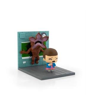 Stranger Things Eleven Vs. Demogorgon Exclusive Diorama | SuperEmoFriends Design