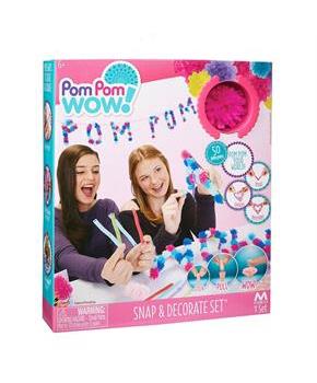 Pom Pom Wow! Snap and Decorate Set