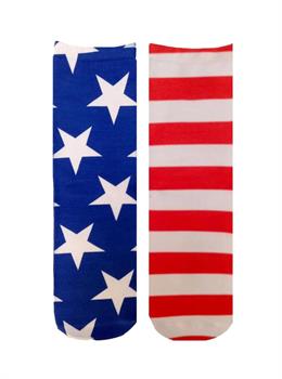 Unisex Stars and Stripes Ankle Socks