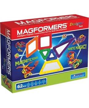 Magformers Designer 62 Piece Magnetic Set