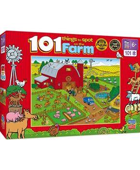 Things to Spot on a Farm 101 Piece Jigsaw Puzzle