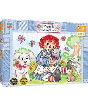 Raggedy Ann & Andy Best Friends 60 Piece Jigsaw Puzzle