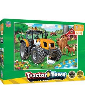 Tractor Town Farmer Millers Pond 60 Piece Jigsaw Puzzle
