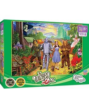 Wizard of Oz Glitter 100 Piece Glitter Jigsaw Puzzle