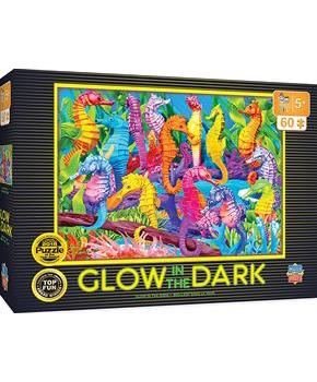 Singing Seahorses 60 Piece Glow In The Dark Jigsaw Puzzle