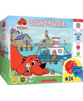 Clifford Library Boat 24 Piece Sing-A-Long Song Sound Puzzle