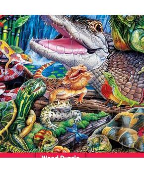 Reptiles 48 Piece Real Wood Jigsaw Puzzle