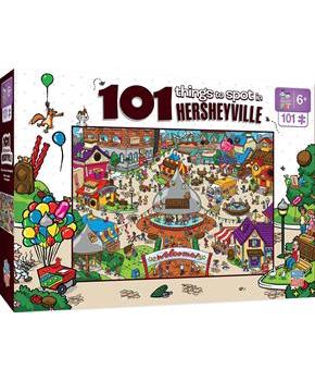 Things to Spot in Hersheyville 101 Piece Jigsaw Puzzle