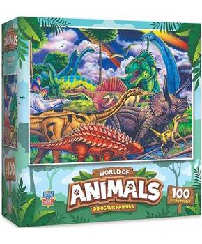 Dinosaur Friends 100 Piece Kids Jigsaw Puzzle