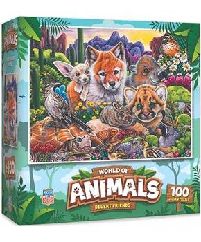 Desert Friends 100 Piece Kids Jigsaw Puzzle