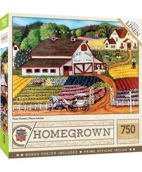 Fresh Flowers 750 Piece Jigsaw Puzzle