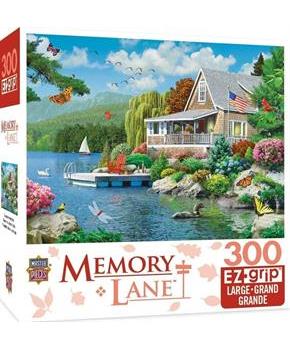 Lakeside Memories 300 Piece Large EZ Grip Jigsaw Puzzle