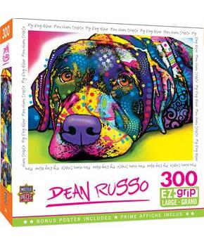 Dean Russo My Dog Blue 300 Piece Large EZ Grip Jigsaw Puzzle