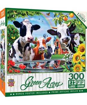 Moo Love 300 Piece Large EZ Grip Jigsaw Puzzle