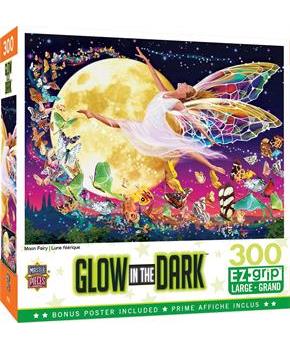 Moon Fairy 300 Piece Large EZ Grip Glow In The Dark Jigsaw Puzzle