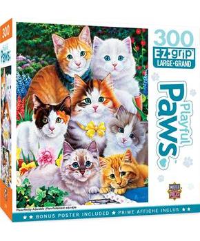 Purrfectly Adorable 300 Piece Large EZ Grip Jigsaw Puzzle