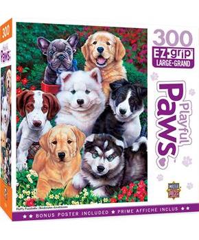 Fluffy Fuzzballs 300 Piece Large EZ Grip Jigsaw Puzzle