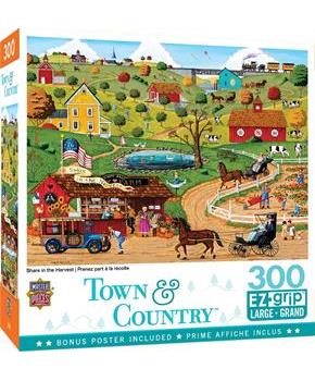 Share in the Harvest 300 Piece Large EZ Grip Jigsaw Puzzle