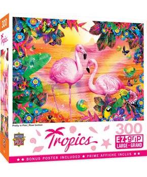 Pretty in Pink 300 Piece Large EZ Grip Jigsaw Puzzle