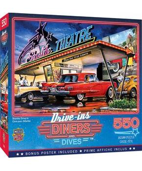 Starlite Drive-In 550 Piece Jigsaw Puzzle