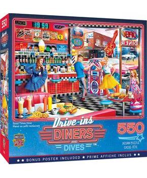 Good Times Diner 550 Piece Jigsaw Puzzle