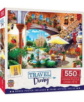 Barcelona 550 Piece Jigsaw Puzzle
