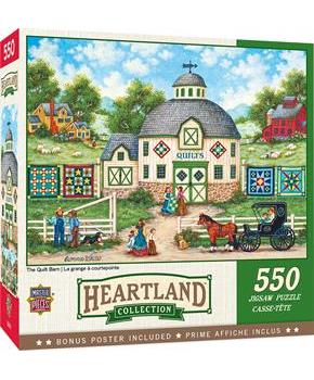 The Quilt Barn 550 Piece Jigsaw Puzzle