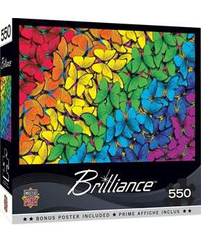 Fluttering Rainbow 550 Piece Jigsaw Puzzle