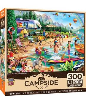 Day at the Lake 300 Piece Large EZ Grip Jigsaw Puzzle