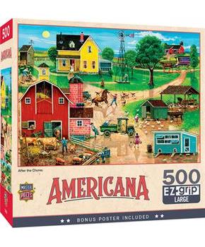 After the Chores 500 Piece Jigsaw Puzzle