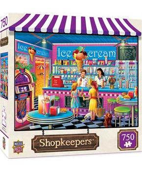 Annas Ice Cream Parlor 750 Piece Jigsaw Puzzle