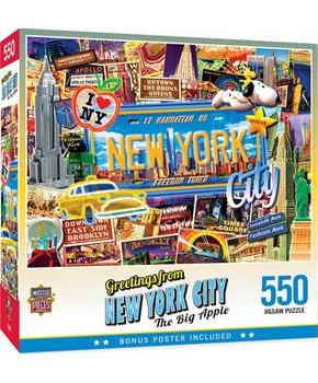 Greetings From New York 550 Piece Jigsaw Puzzle