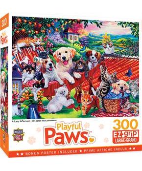 A Lazy Afternoon 300 Piece Large EZ Grip Jigsaw Puzzle