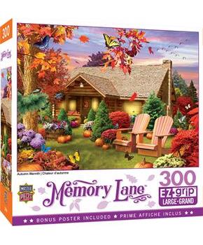 Autumn Warmth 300 Piece Large EZ Grip Jigsaw Puzzle