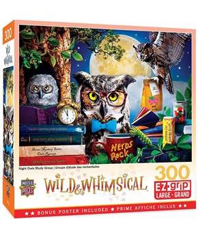 Night Owls Study Group 300 Piece EZ Grip Jigsaw Puzzle