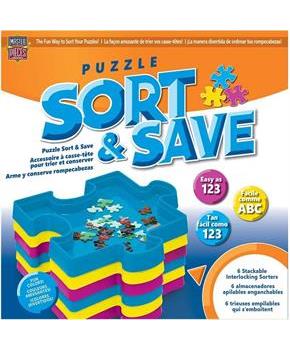 MasterPieces Sort & Save Stackable Jigsaw Puzzle Trays | Set of 6
