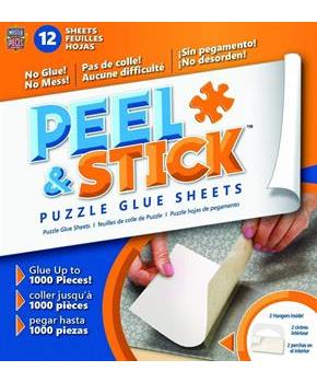 MasterPieces Jigsaw Puzzle Glue Sheets | Set of 12